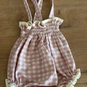 BRAGUITAS ALTAS VICHY ROSA