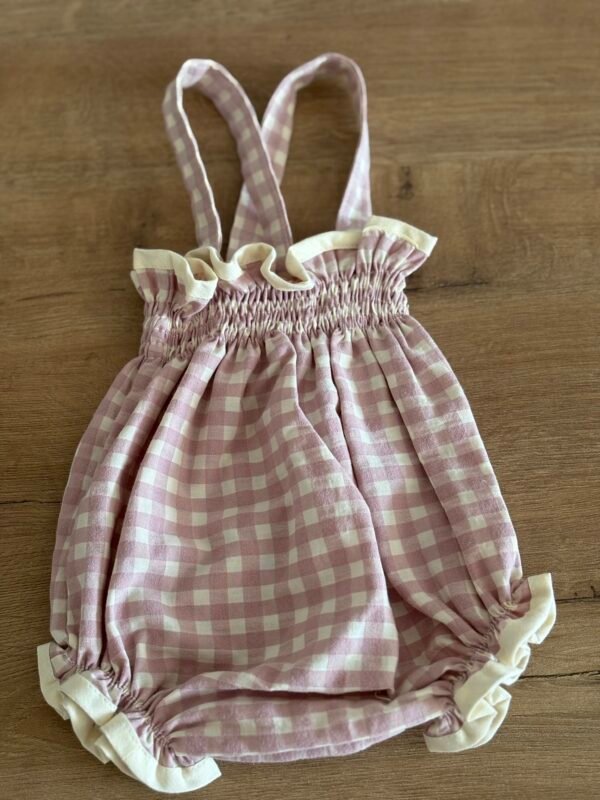 BRAGUITAS ALTAS VICHY ROSA