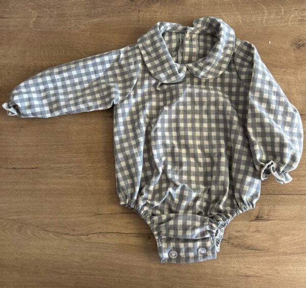 PELELE VICHY CUELLO BEBÉ