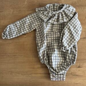 PELELE VICHY CUELLO VOLANTE